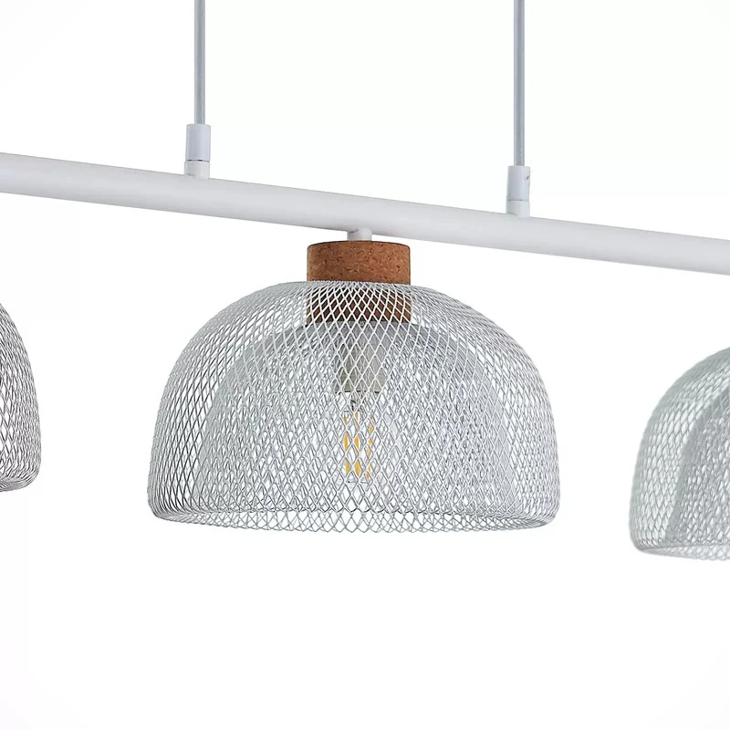 B-Ware Lindby Louk Pendellampe 3-flammig weiß Deckenlampe Hängelampe Hängeleuchte Lampe