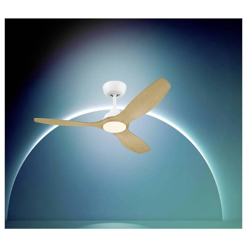 B-Ware Philips LED Deckenventilator 35W Fernbedienung Dimmbar Luftzirkulation Braun
