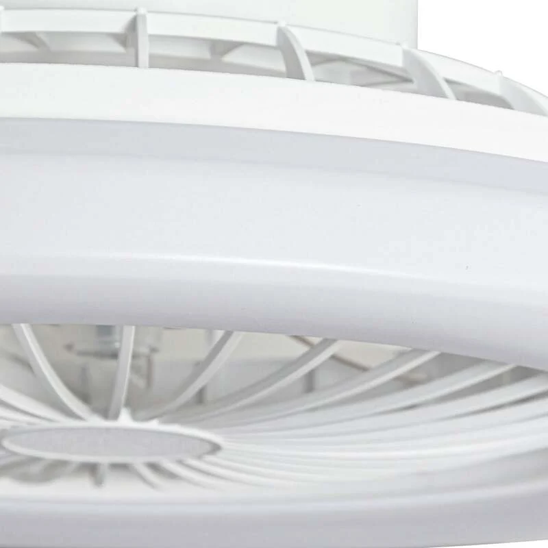 B-Ware Lindby LED-Deckenventilator Vedin DC 49 cm dimmbar Fernbedienung weiß