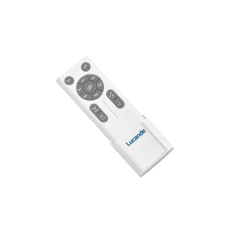 B-Ware Lucande Deckenventilator Ventoro silber 132cm mit Fernbedienung Räume bis 20 m²