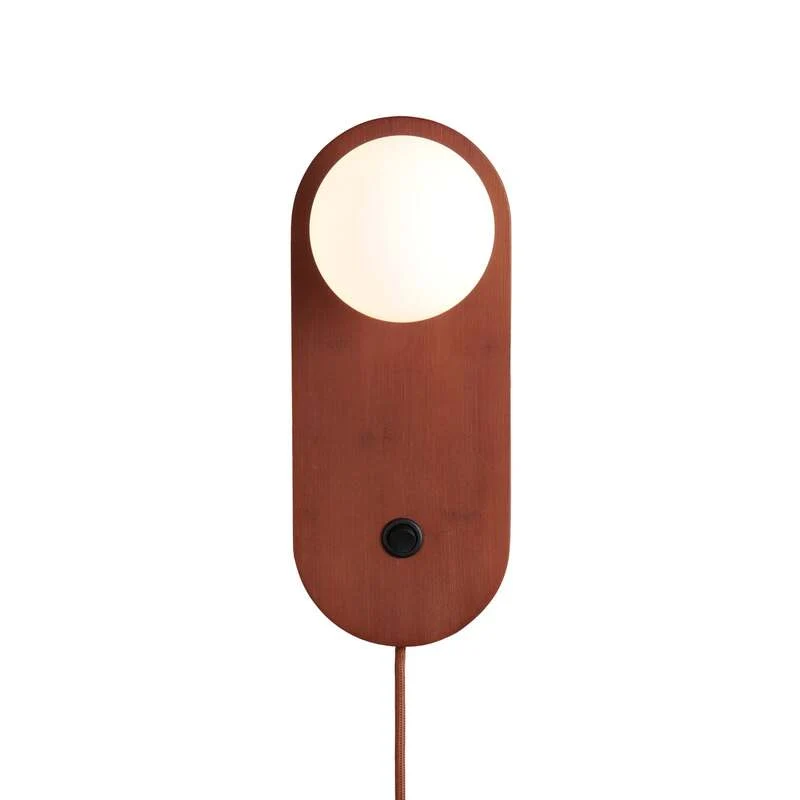 B-Ware GOOD & MOJO Wandlampe Java LED Lampe Leuchte Wandleuchte dimmbar braun 75x20cm
