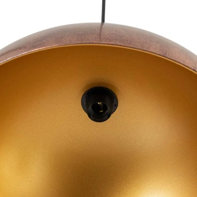 B-Ware ROYALTECH Hängeleuchte Casimir LED Pendelleuchte dimmbar kupfer Ø50cm Metall