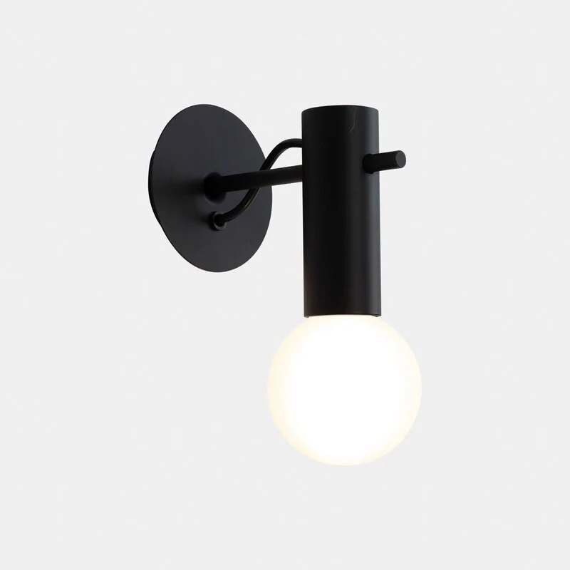 B-Ware LEDS-C4 Wandleuchte Lampe E27 schwarz Aluminium Wandlampe Lampe Leuchte Spot