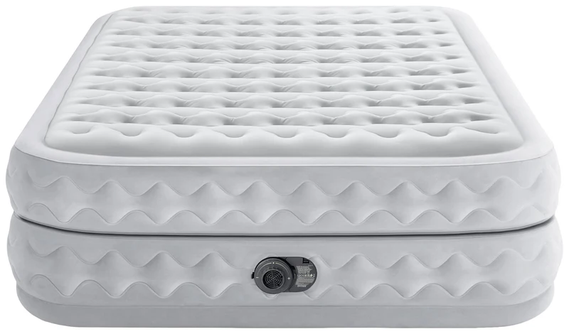 B-Ware Intex 64490ND Luftbett DuraBeam Supreme Queen mit 220V Pumpe Weiß Matratze Bett