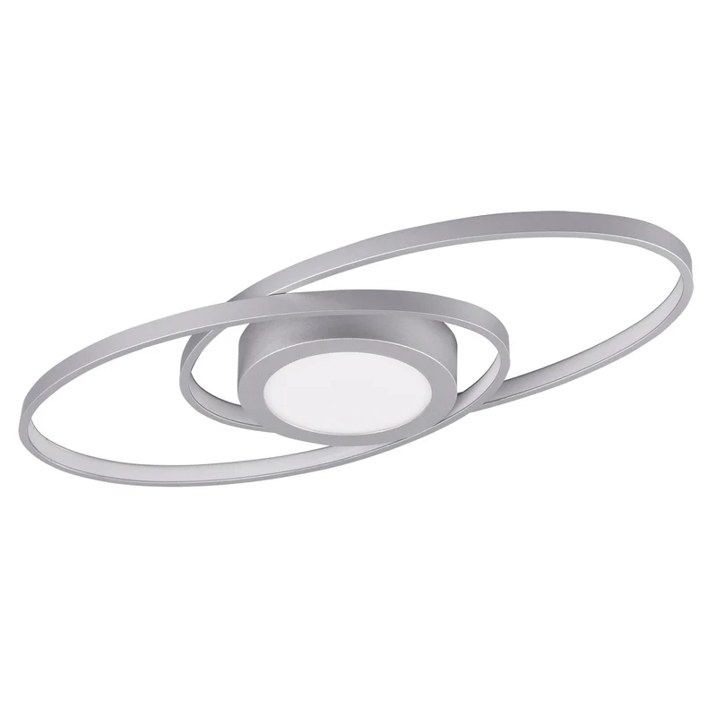 B-Ware Reality Deckenleuchte dimmbar LED Lampe Leuchte titanfarben 3000K 57x23cm