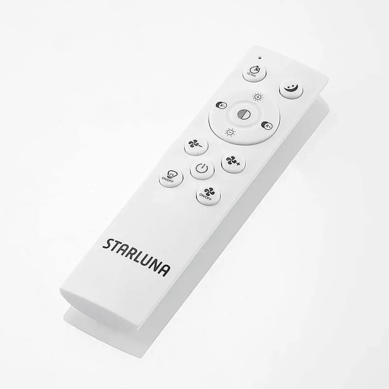 B-Ware Lindby Deckenventilator Romea eckig LED Ventilator Lampe dimmbar silber 60cm