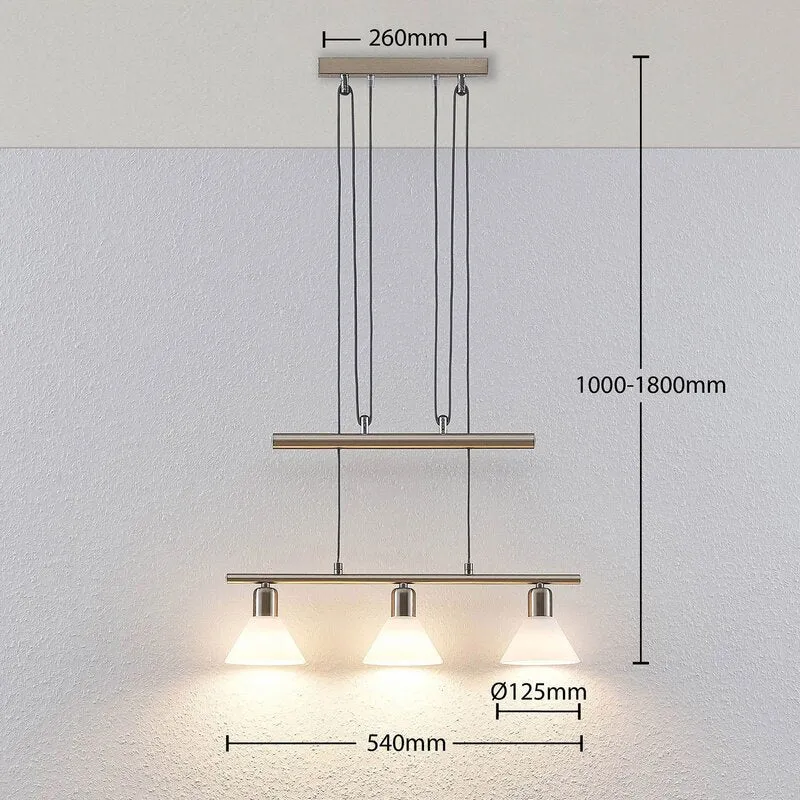 B-Ware Lindby Pendelleuchte Delira Pendelleuchte Lampe Leuchte 3-flammig E14 LED G726