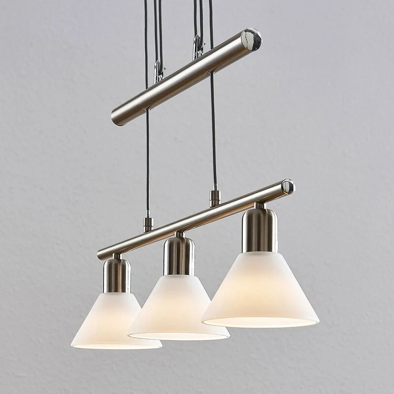 B-Ware Lindby Pendelleuchte Delira Pendelleuchte Lampe Leuchte 3-flammig E14 LED G726