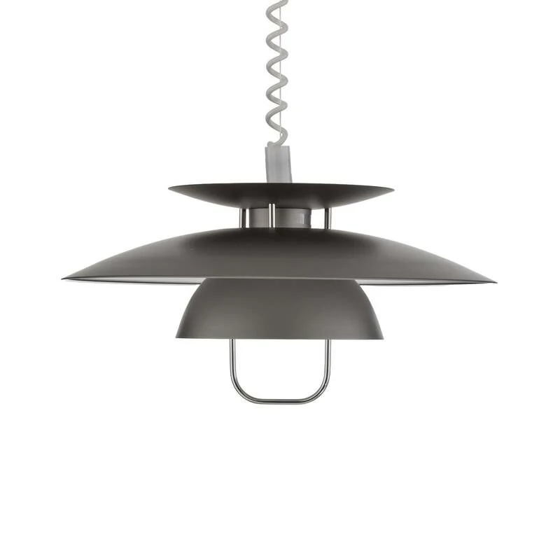 B-Ware Lindby Hängeleuchte Nadija Deckenlampe Lampe Küchenlampe Leuchte Licht E27 grau