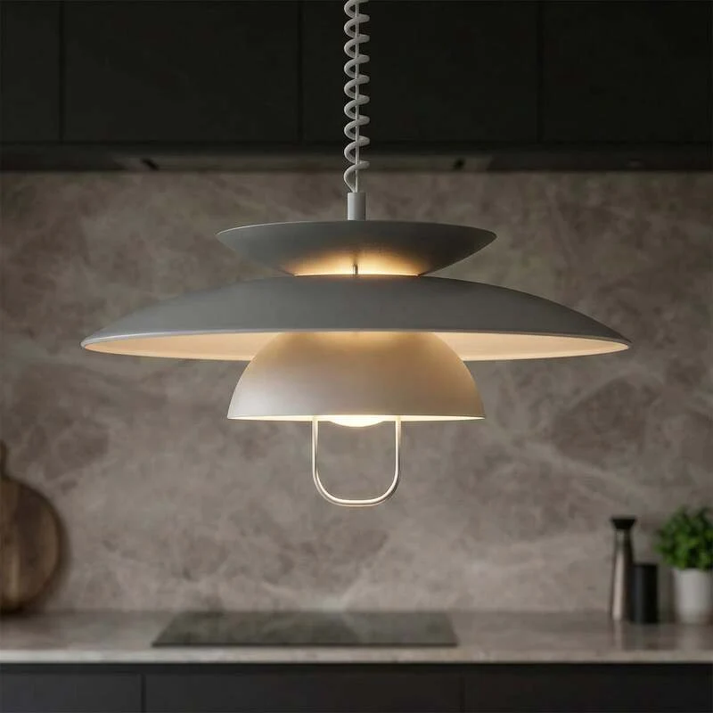 B-Ware Lindby Hängeleuchte Nadija Deckenlampe Lampe Küchenlampe Leuchte Licht E27 grau