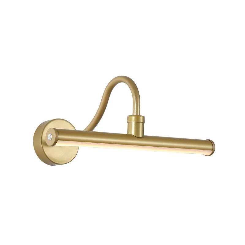 B-Ware Searchlight LED Wandlampe Vigo dimmbar Touchdimmer warmweiß goldfarben 30cm
