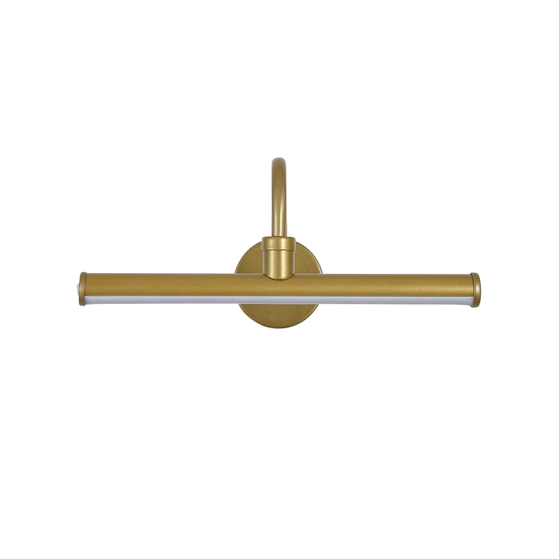 B-Ware Searchlight LED Wandlampe Vigo dimmbar Touchdimmer warmweiß goldfarben 30cm