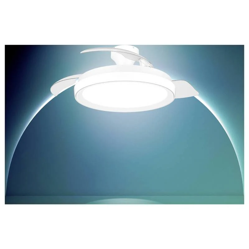 B-Ware Philips LED Deckenventilator 28W Fernbedienung Dimmbar 3 Rotorblätter Weiß