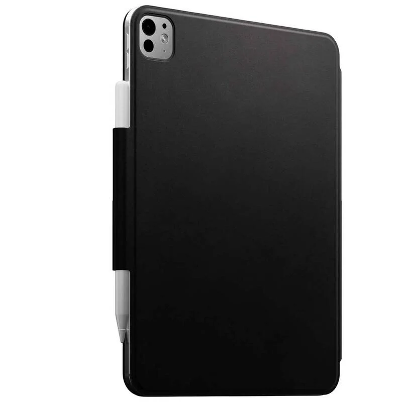 B-Ware Nomad Tablet Hülle FlipCase für iPad Pro 11" M4/M5 Schwarz Leder mit