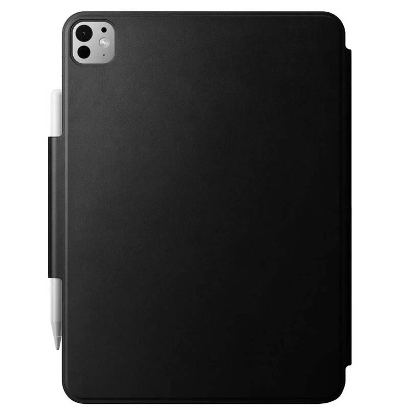 B-Ware Nomad Tablet Hülle FlipCase für iPad Pro 11" M4/M5 Schwarz Leder mit