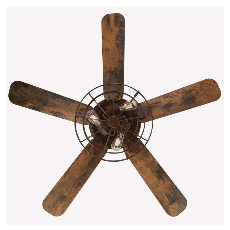 B-Ware Westinghouse Deckenventilator Barnett Holz Ventilator mit Fernbedienung 122 cm