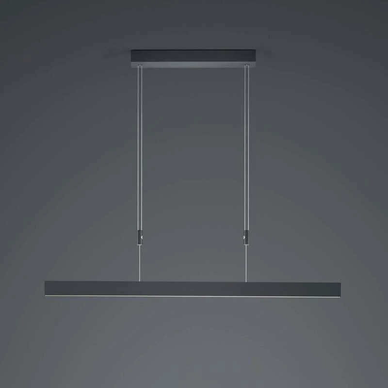 B-Ware HELL Hängeleuchte Pendelleuchte Delta LED dimmbar schwarz 100cm 28W warmweiß