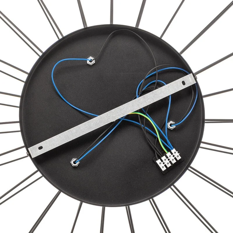 B-Ware Euluna Deckenlampe Kronos Käfig schwarz drei Opalkugeln Deko-Deckenlampe E14