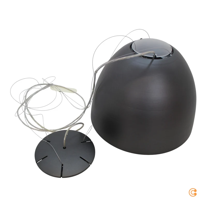 B-Ware Nur Mini Hängeleuchte Hängelampe Leuchte Lampe Licht 36,6cm anthrazit