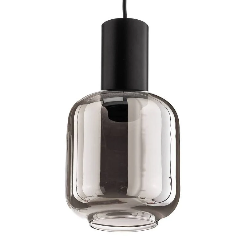 B-Ware Euluna Pendelleuchte Smoke Hängeleuchte Deckenlampe Lampe Rauchglas dreiflam97
