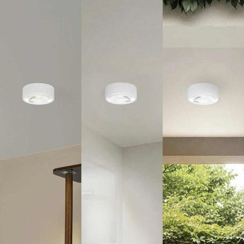 B-Ware Lindby LED Downlight Einbaustrahler Siaka weiß Metall Ø 5 cm IP65