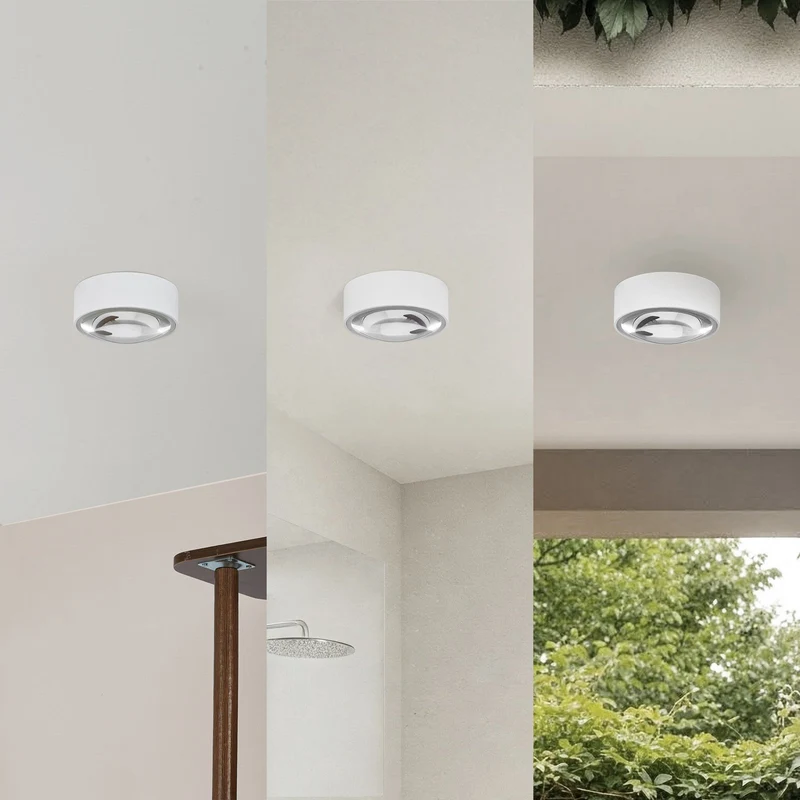 B-Ware Lindby LED Downlight Einbaustrahler Siaka weiß Metall Ø 5 cm IP65