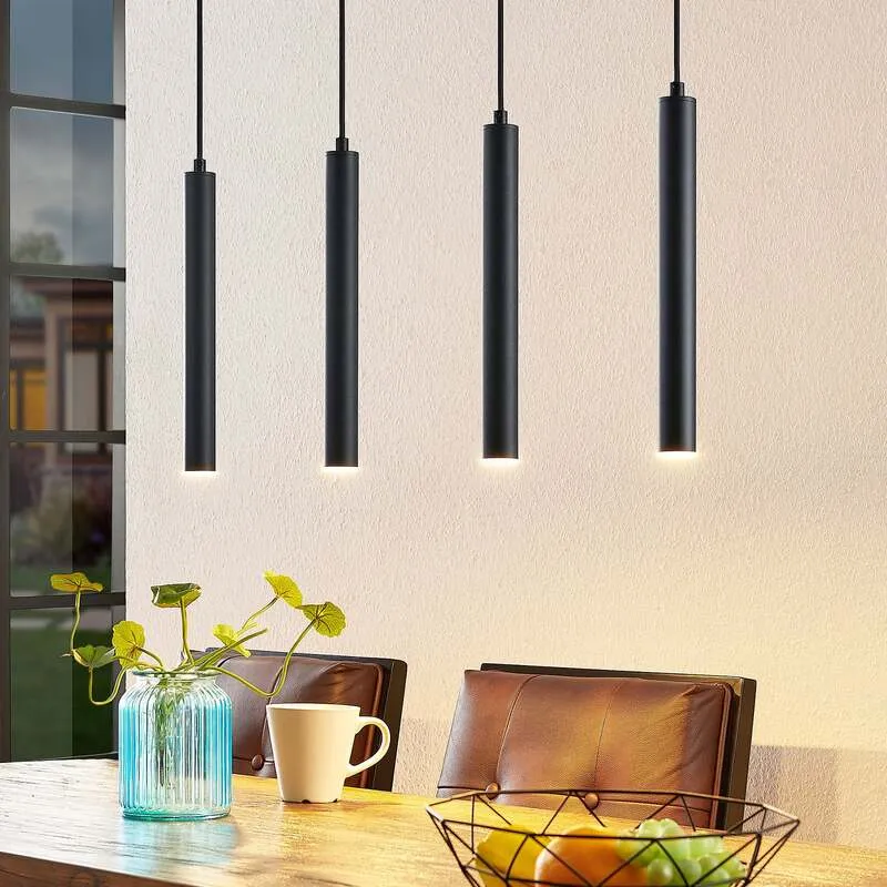 B-Ware Arcchio LED Hängeleuchte Pendelleuchte Kammeron Schwarz Eisen Leuchte Lampe735