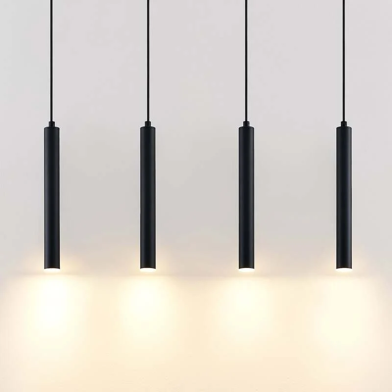 B-Ware Arcchio LED Hängeleuchte Pendelleuchte Kammeron Schwarz Eisen Leuchte Lampe735