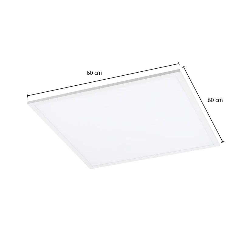 B-Ware Lindby Deckenleuchte Panel LED Lampe Leuchte weiß dimmbar Fernbedienung 60 cm922