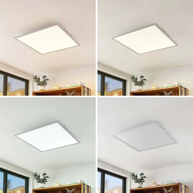 B-Ware Lindby Deckenleuchte Panel LED Lampe Leuchte weiß dimmbar Fernbedienung 60 cm922