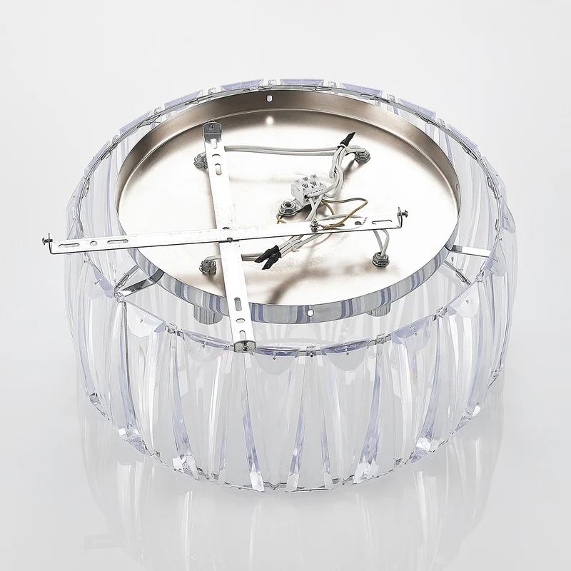 B-Ware Lindby Sofia Deckenlampe Deckenleuchte Lampe Leuchte 4-flm E14 transparent chrom