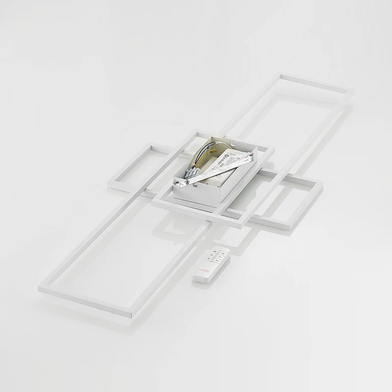 B-Ware Lindby Caitlin LED-Deckenlampe Deckenlampe Deckenlicht Wohnzimmerleuchte weiß220