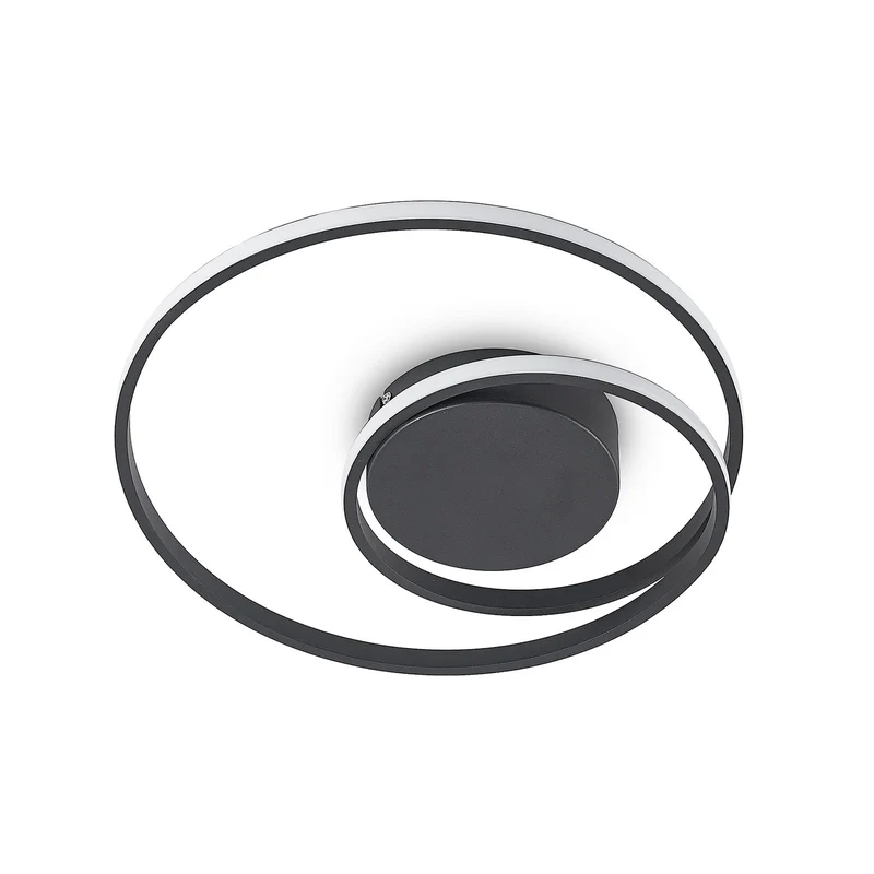 B-Ware LED Deckenleuchte Lampe Youna schwarz Lindby Alu dimmbar Lichtspender Deckeneuch