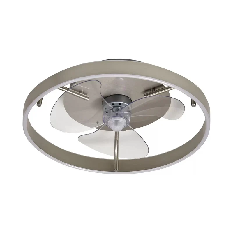 B-Ware Lindby Deckenventilator Ventilator LED Fernbedienung silber Momitu leise