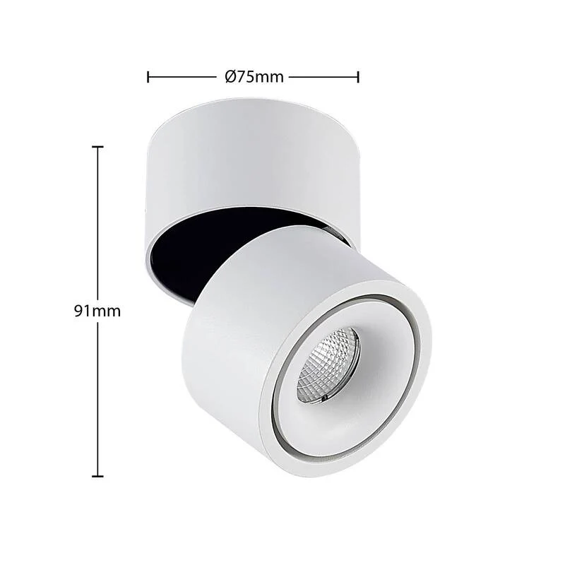 B-Ware Arcchio Rotari LED-Deckenstrahler Deckenlampe Lampe Leuchte 1-flammig 6,1W weiß