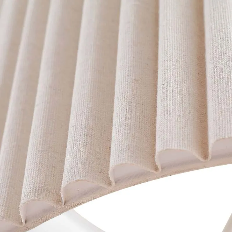B-Ware Lindby Hängeleuchte Libbie 45 cm creme Textil dimmbar E27 15 W IP20