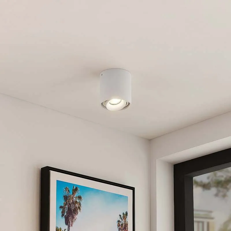 B-Ware Arcchio Downlight Walza dimmbar weiß Metall Ø 9 cm GU10 Deckenleuchte
