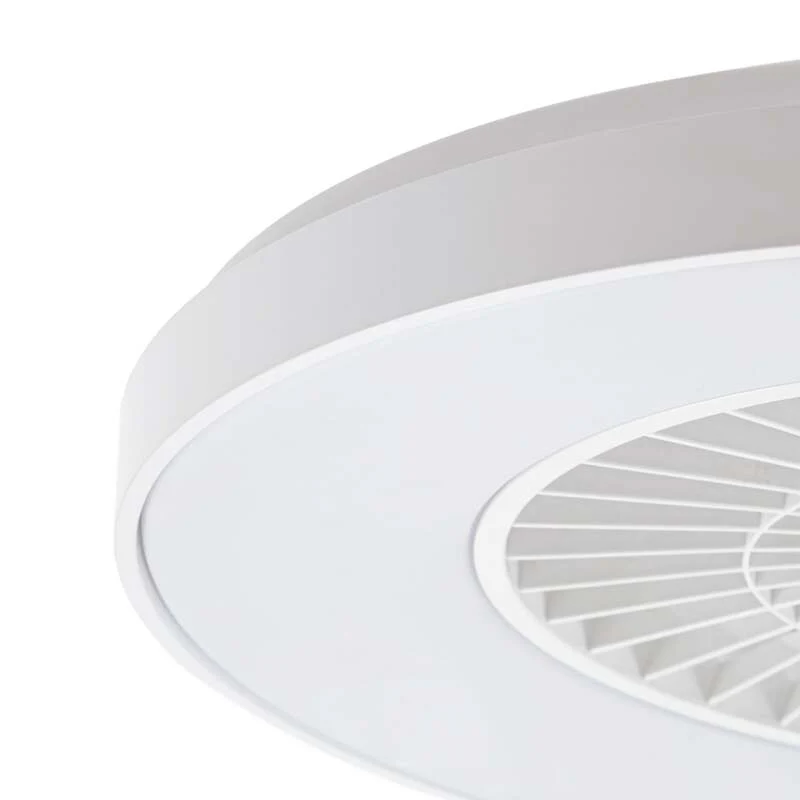 B-Ware Lindby Deckenventilator Teleo LED Ventilator Smart Home Tuya dimmbar weiß Ø58cm
