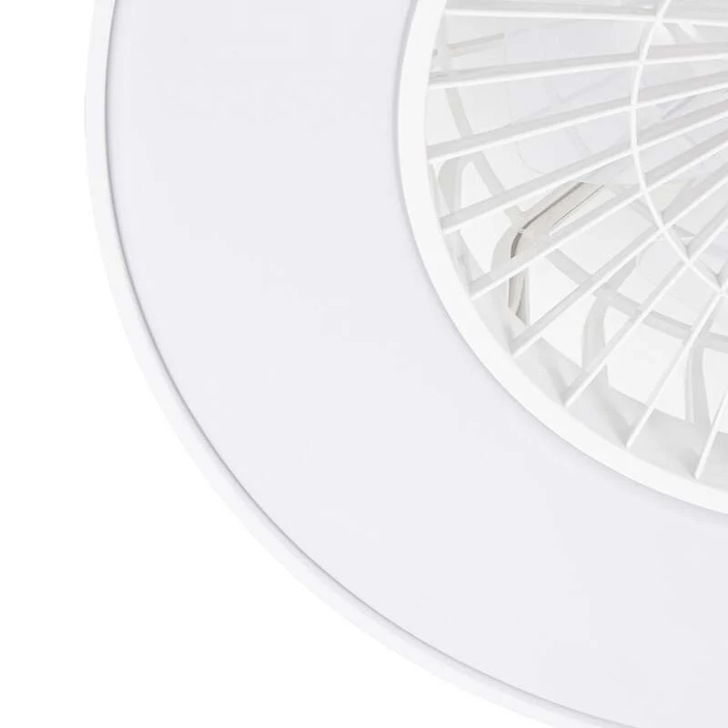 B-Ware Lindby Deckenventilator Teleo LED Ventilator Smart Home Tuya dimmbar weiß Ø58cm