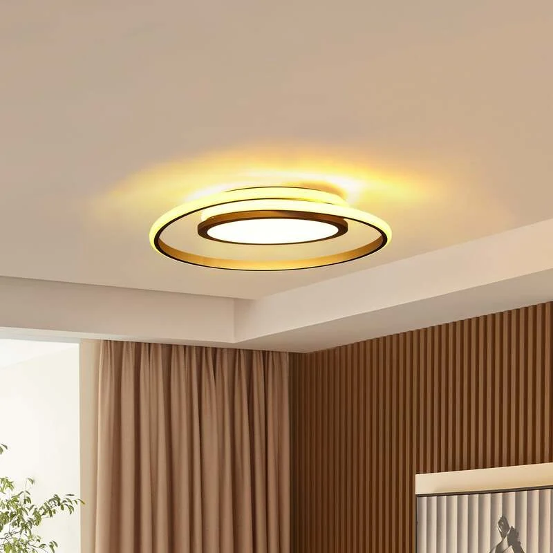 B-Ware Lucande Deckenleuchte Deckenlampe LED Noud silber Aluminium dimmbar 49 cm