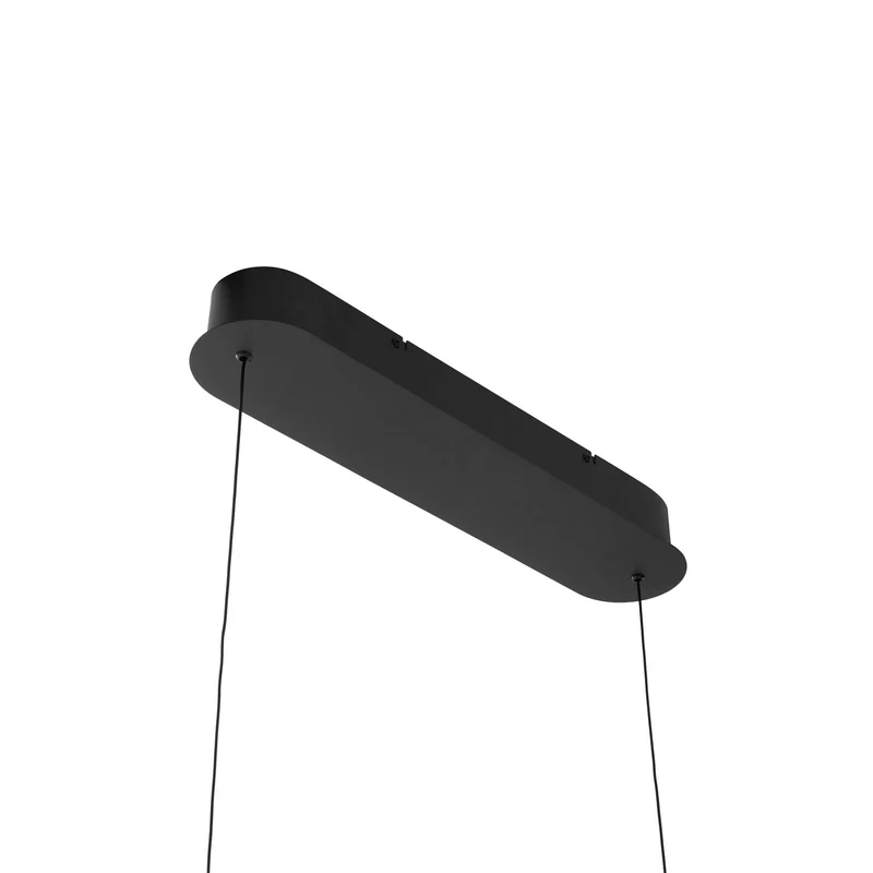 B-Ware LED Pendelleuchte Hängelampe Lucande Philine schwarz Eisen dimmbar Wohnzimmer La