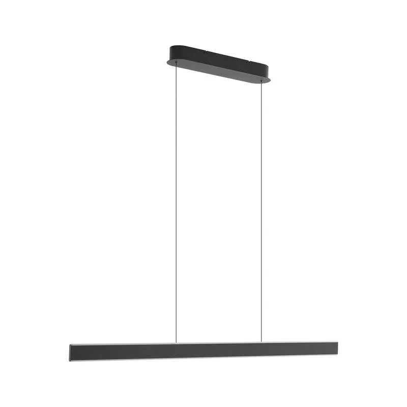 B-Ware LED Pendelleuchte Hängelampe Lucande Philine schwarz Eisen dimmbar Wohnzimmer La
