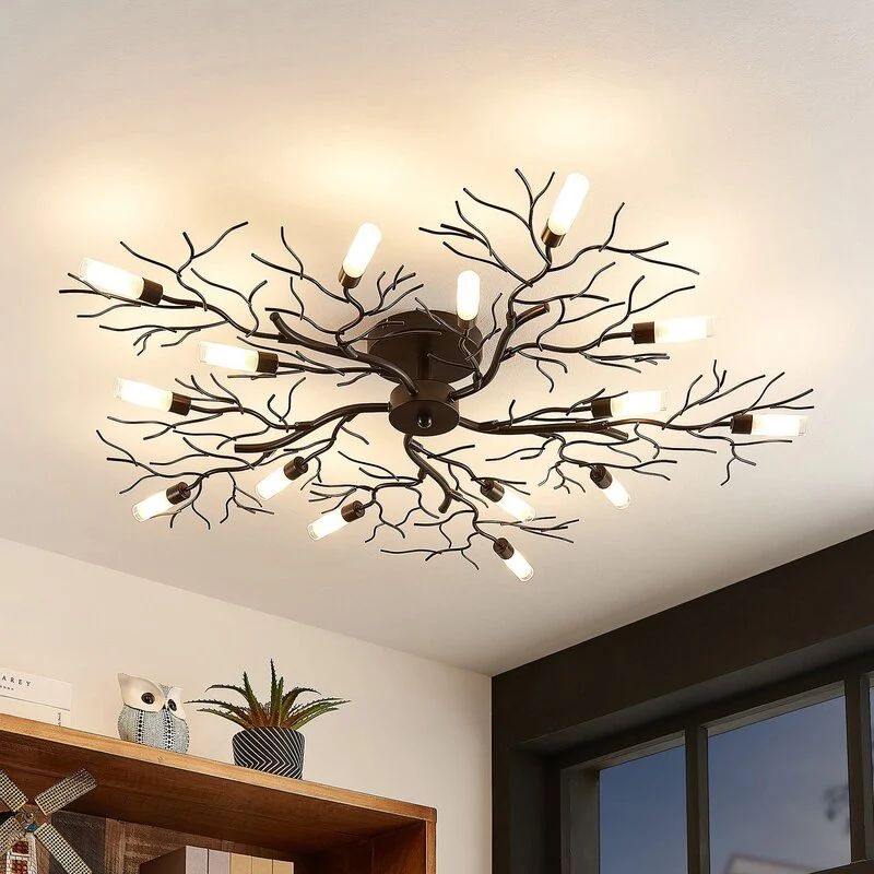 B-Ware Lindby Bigna Deckenlampe Wohnzimmerleuchte Deckenlampe Lampe G9 SIEHE TEXT/F666