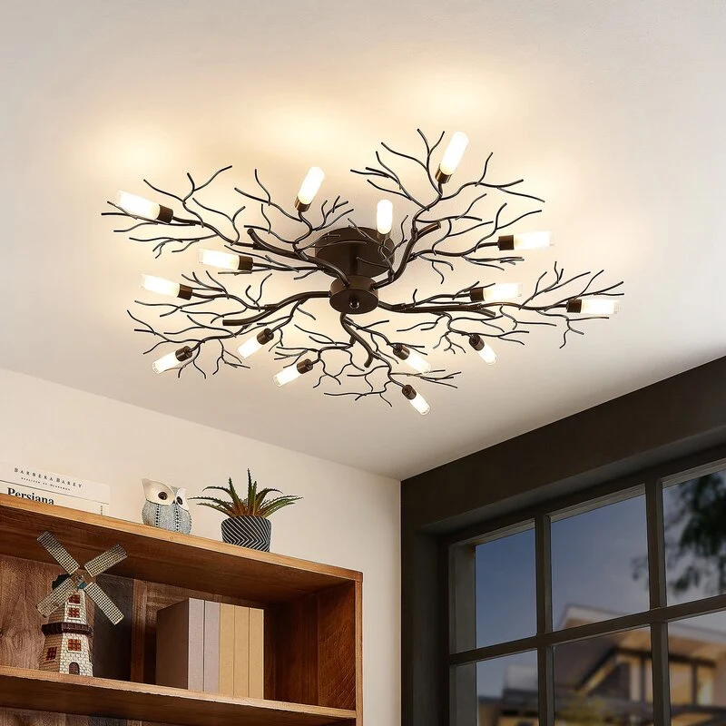 B-Ware Lindby Bigna Deckenlampe Wohnzimmerleuchte Deckenlampe Lampe G9 SIEHE TEXT/F666