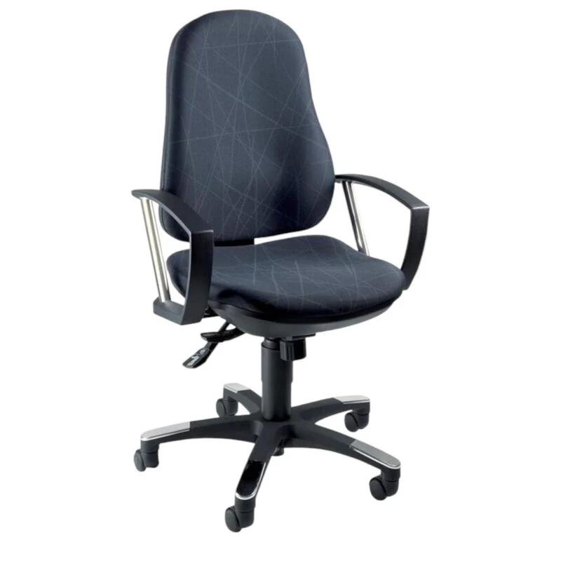 TOPSTAR Drehstuhl Bürostuhl Trend 10 schwarz ergonomisch Lendenwirbelstütze