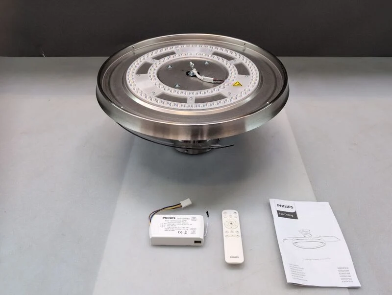 B-Ware Philips LED Deckenventilator Atlas 28W dimmbar mit Fernbedienung und 3
