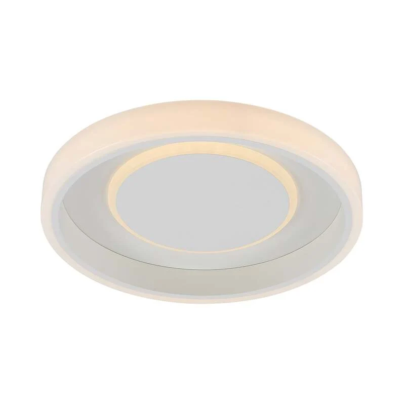 B-Ware Lindby Deckenleuchte Wikani LED Lampe dimmbar RGB CCT weiß Ø 49 cm Fernbedienung