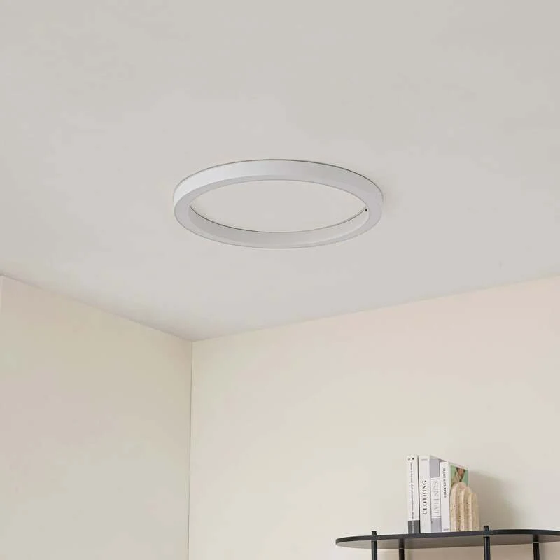 B-Ware Lucande LED-Deckenlampe Neor 60 cm dimmbar CCT 2700-6500 K weiß 5750 Lumen
