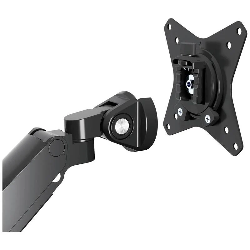 B-Ware Manhattan Monitor-Tischhalterung 2 Displays Neigbar Schwenkbar Schwarz 43-81cm