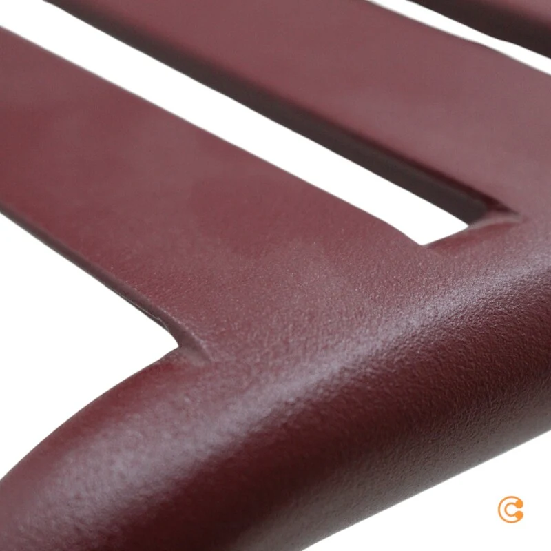B-Ware Petite Friture Week-End Outdoor Stuhl Gartenstuhl Esszimmerstuhl Metall burgund